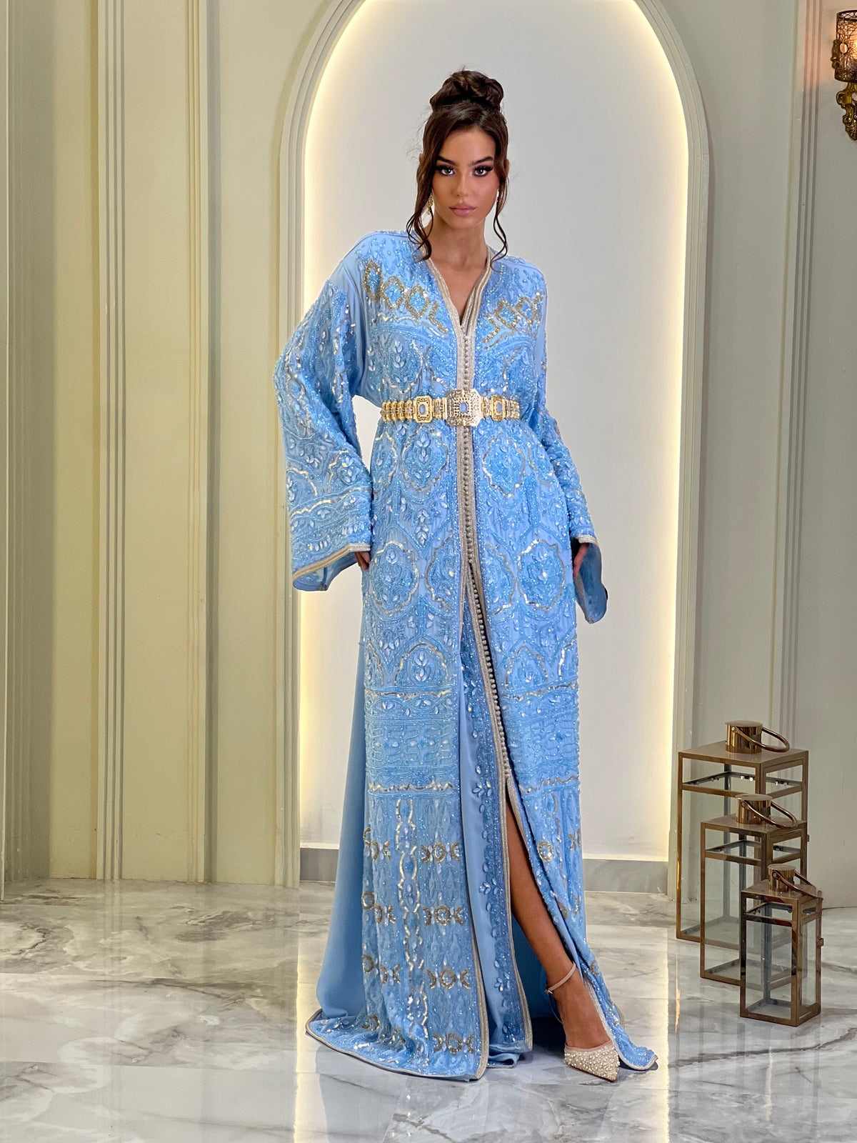 Exclusive Takchita Alma light blue