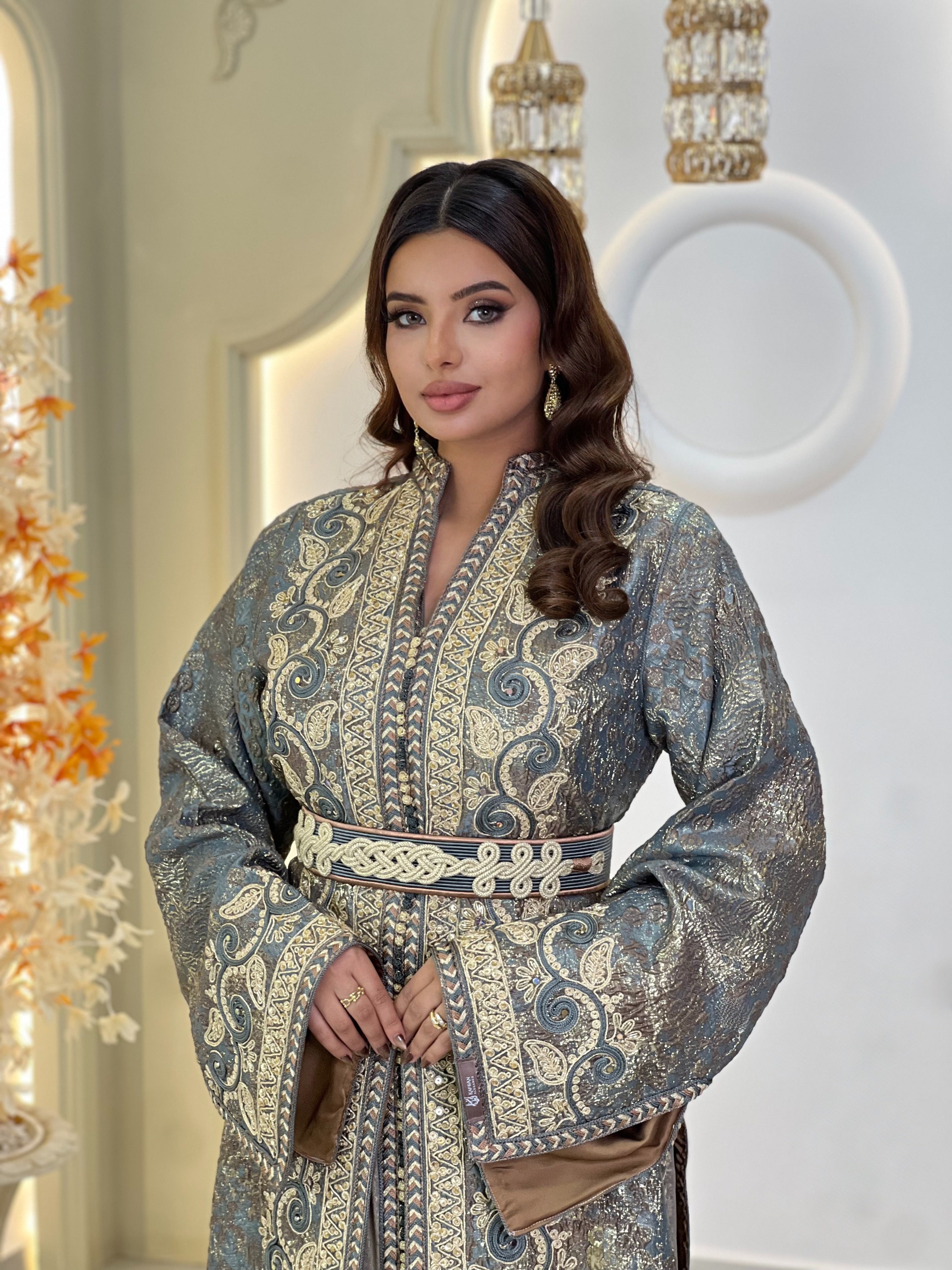 Imperial Brocade Grey