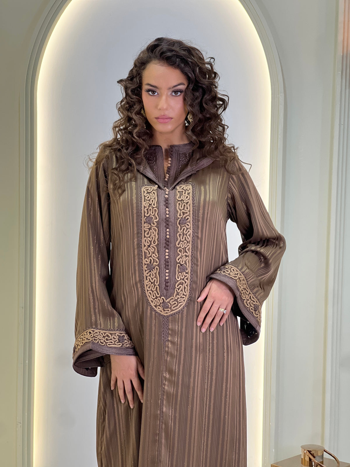 Jellaba Isabela Taupe