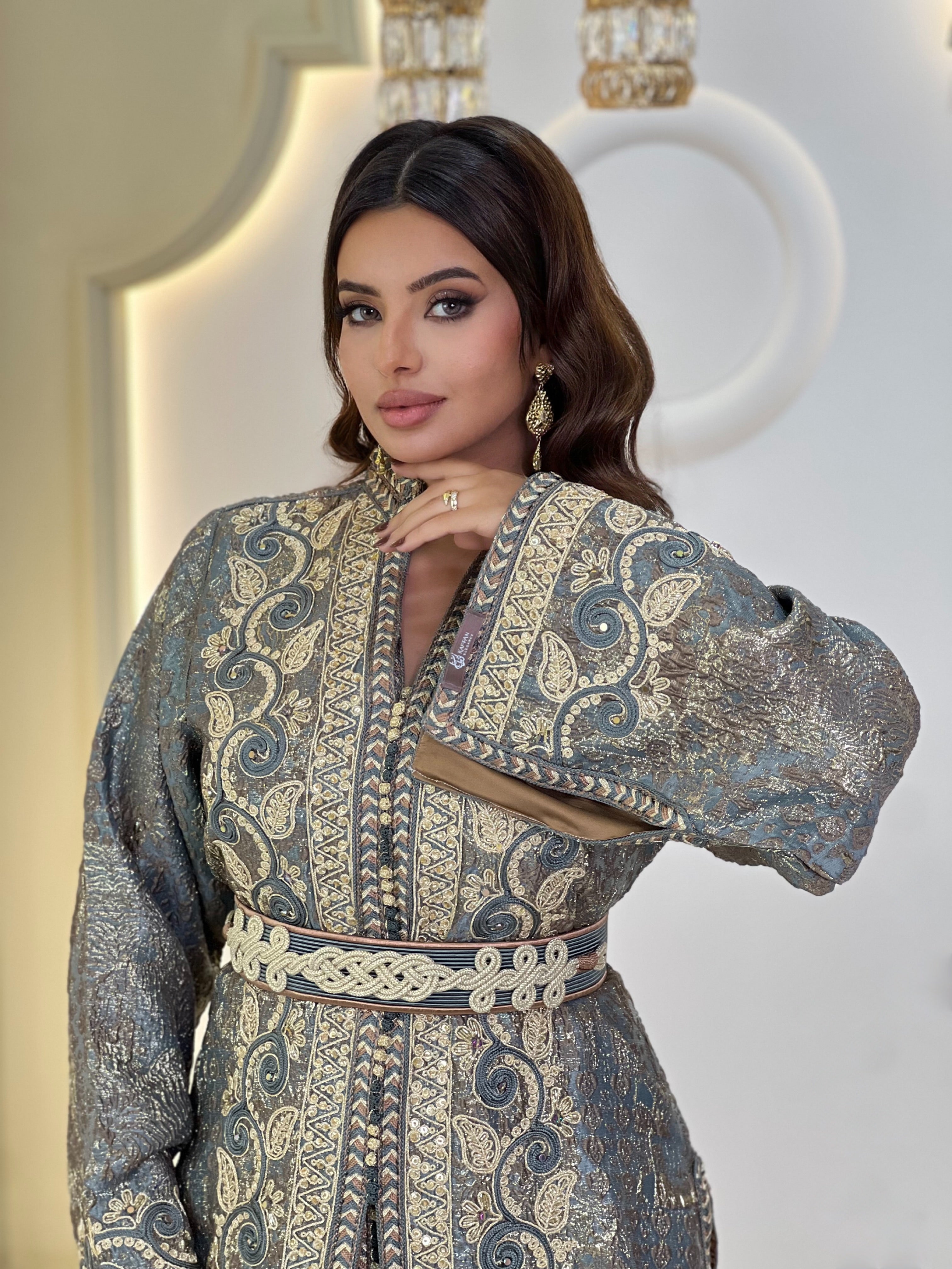 Imperial Brocade Grey