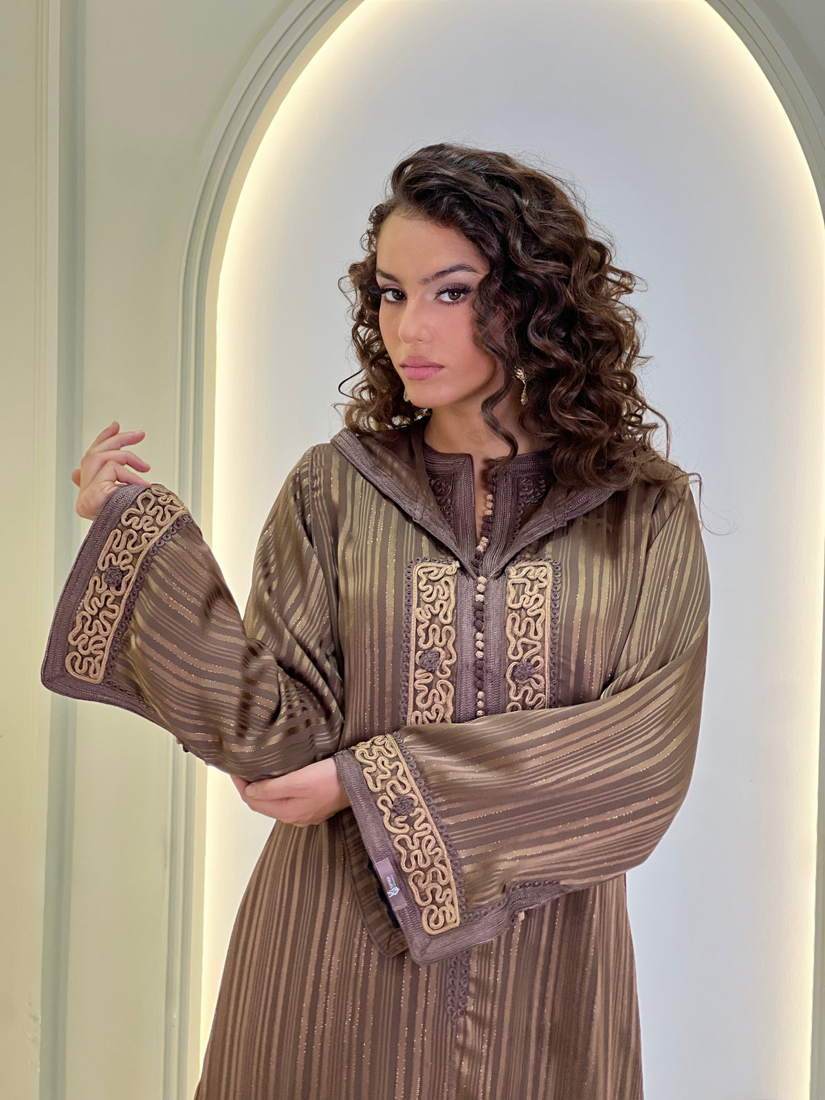 Jellaba Isabela Taupe