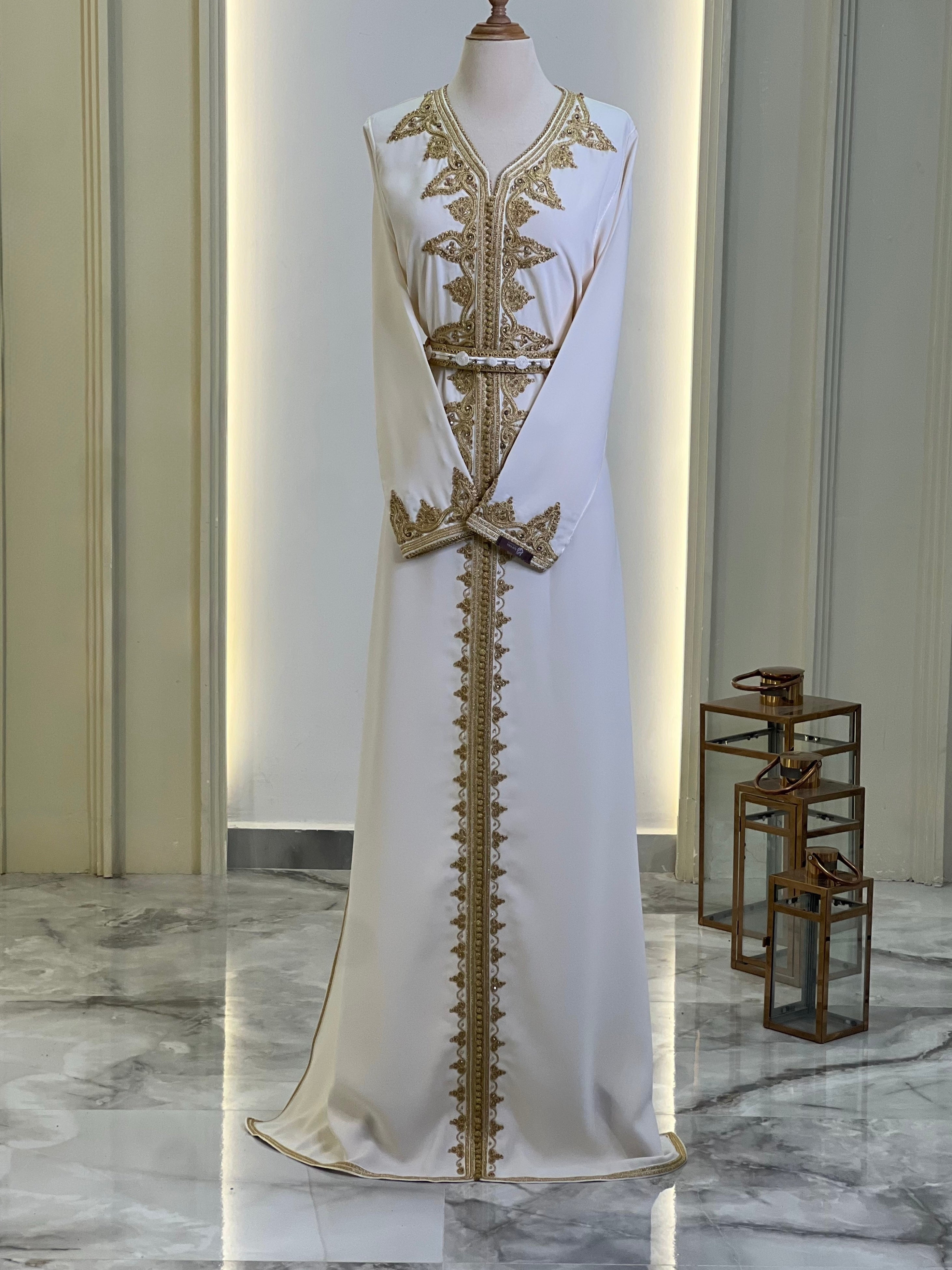 Kaftan Manal White