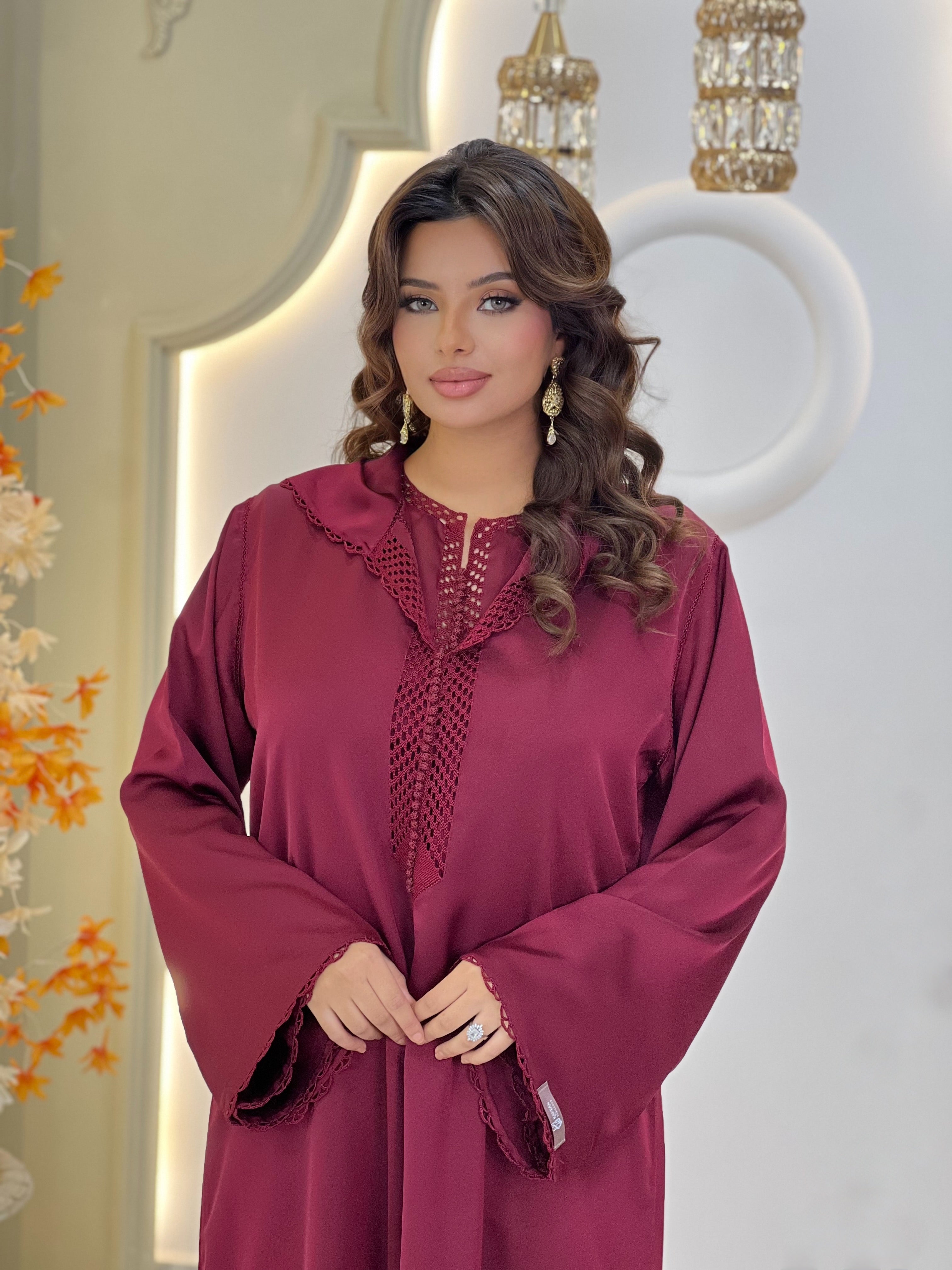 Jellaba Dayane Burgundy