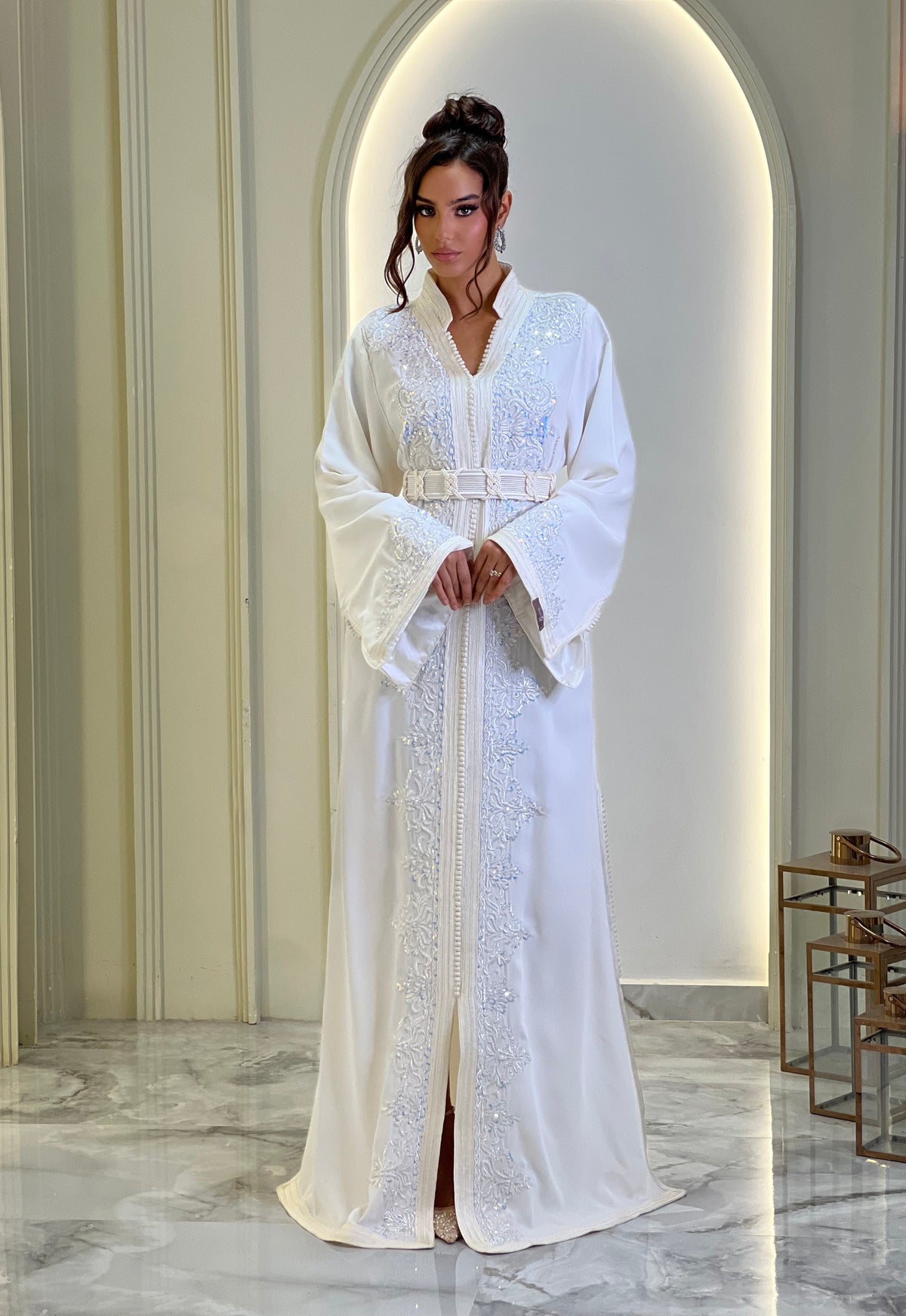 Kaftan Nerea whita
