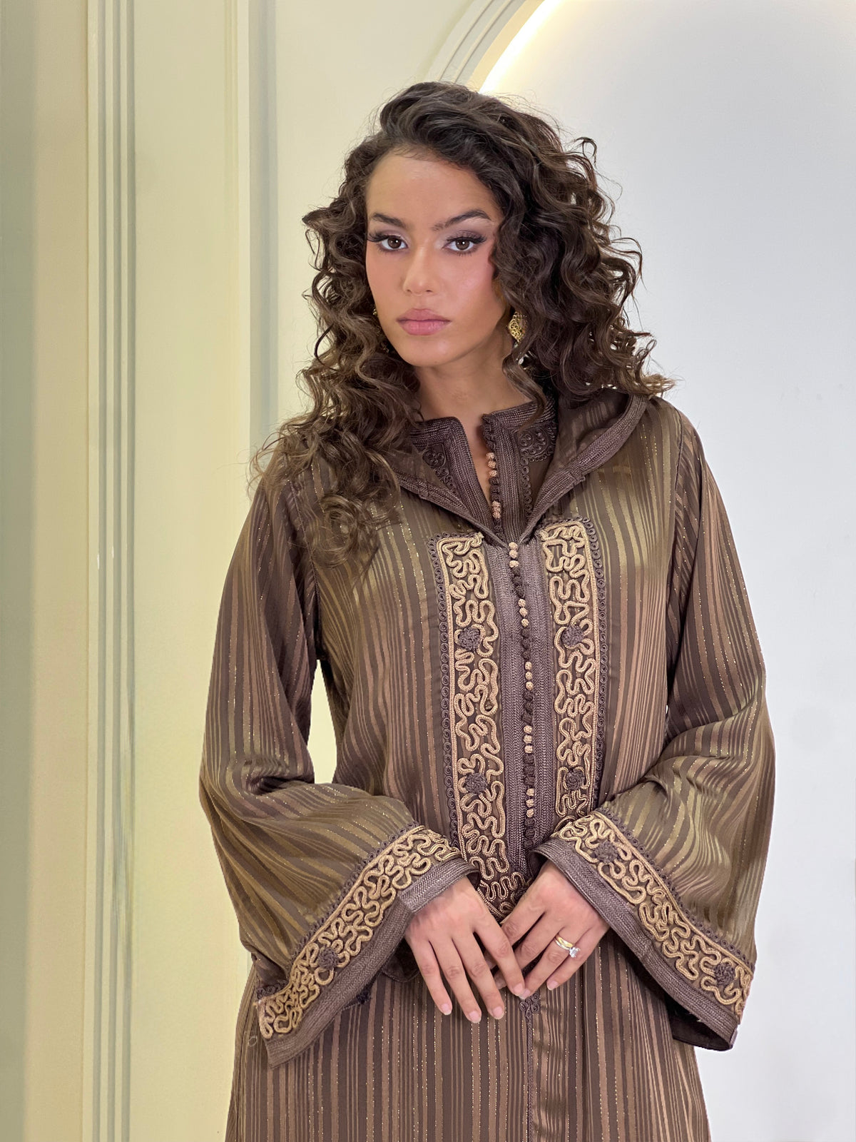 Jellaba Isabela Taupe
