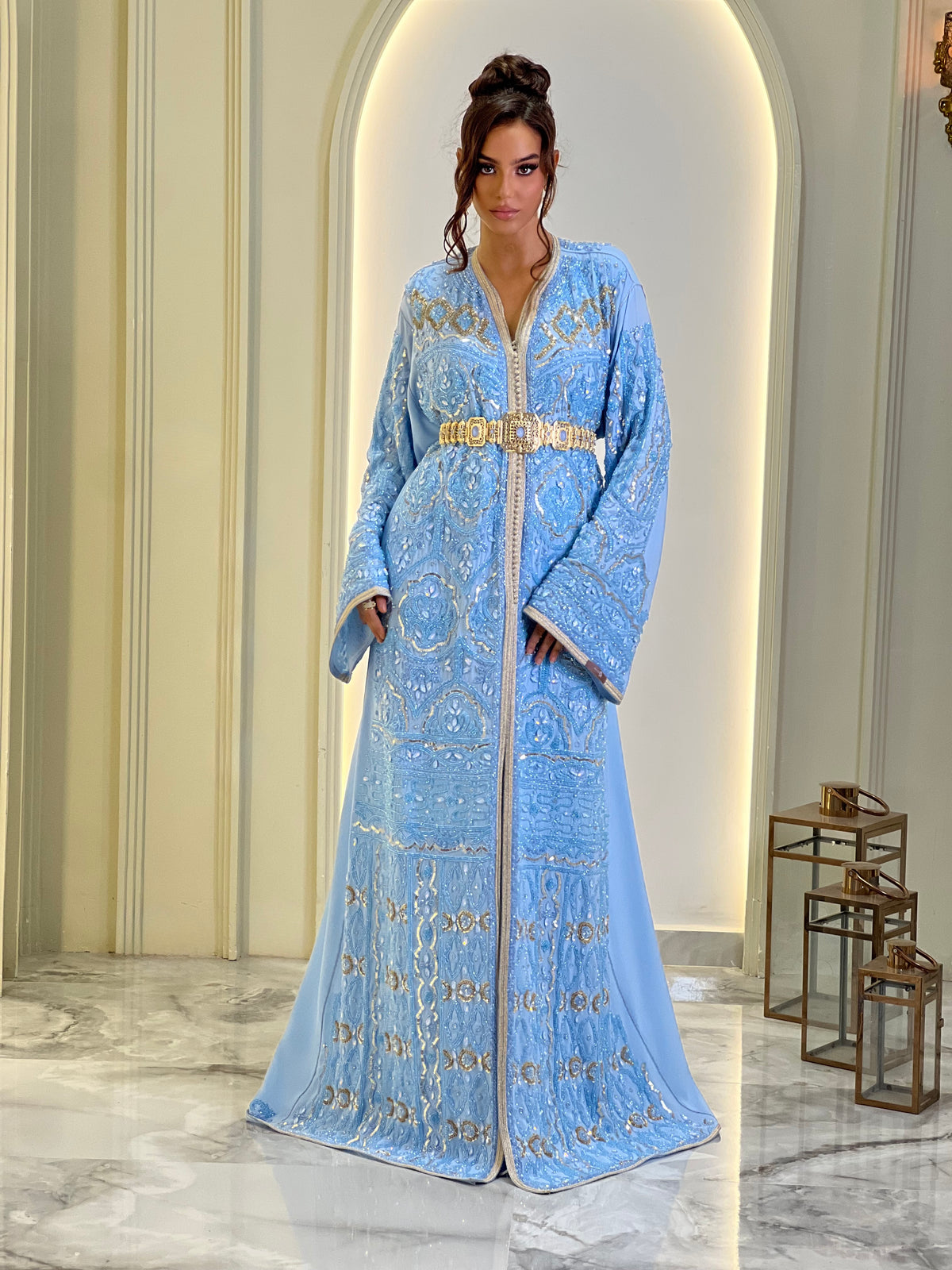 Exclusive Takchita Alma light blue