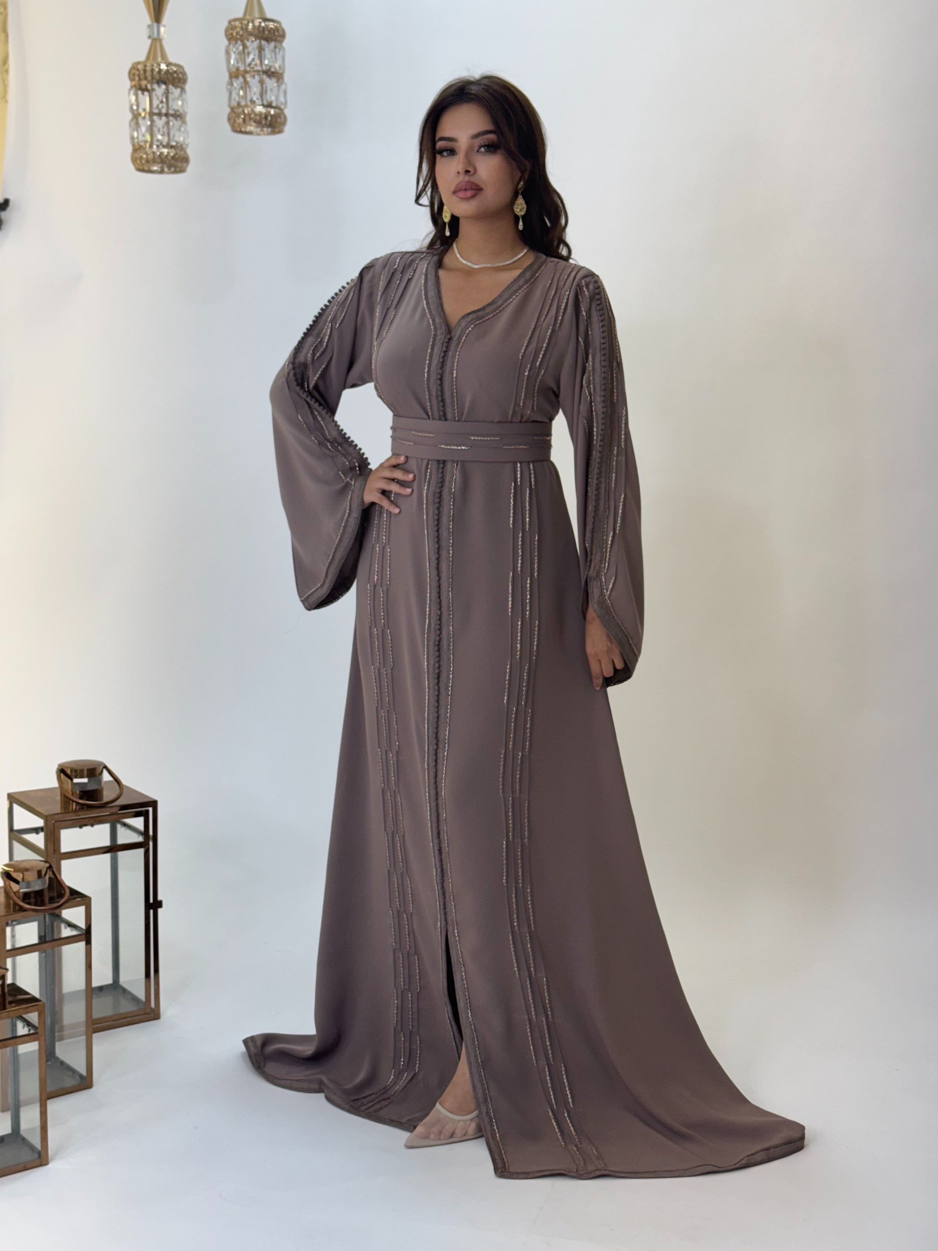 Caftan Malika Taupe