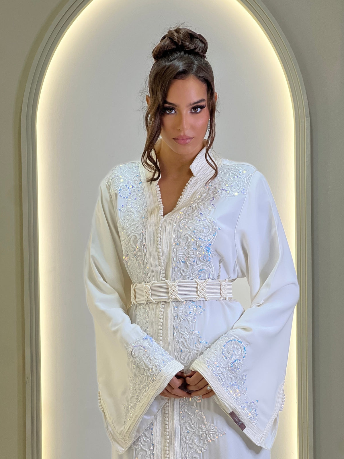 Kaftan Nerea whita