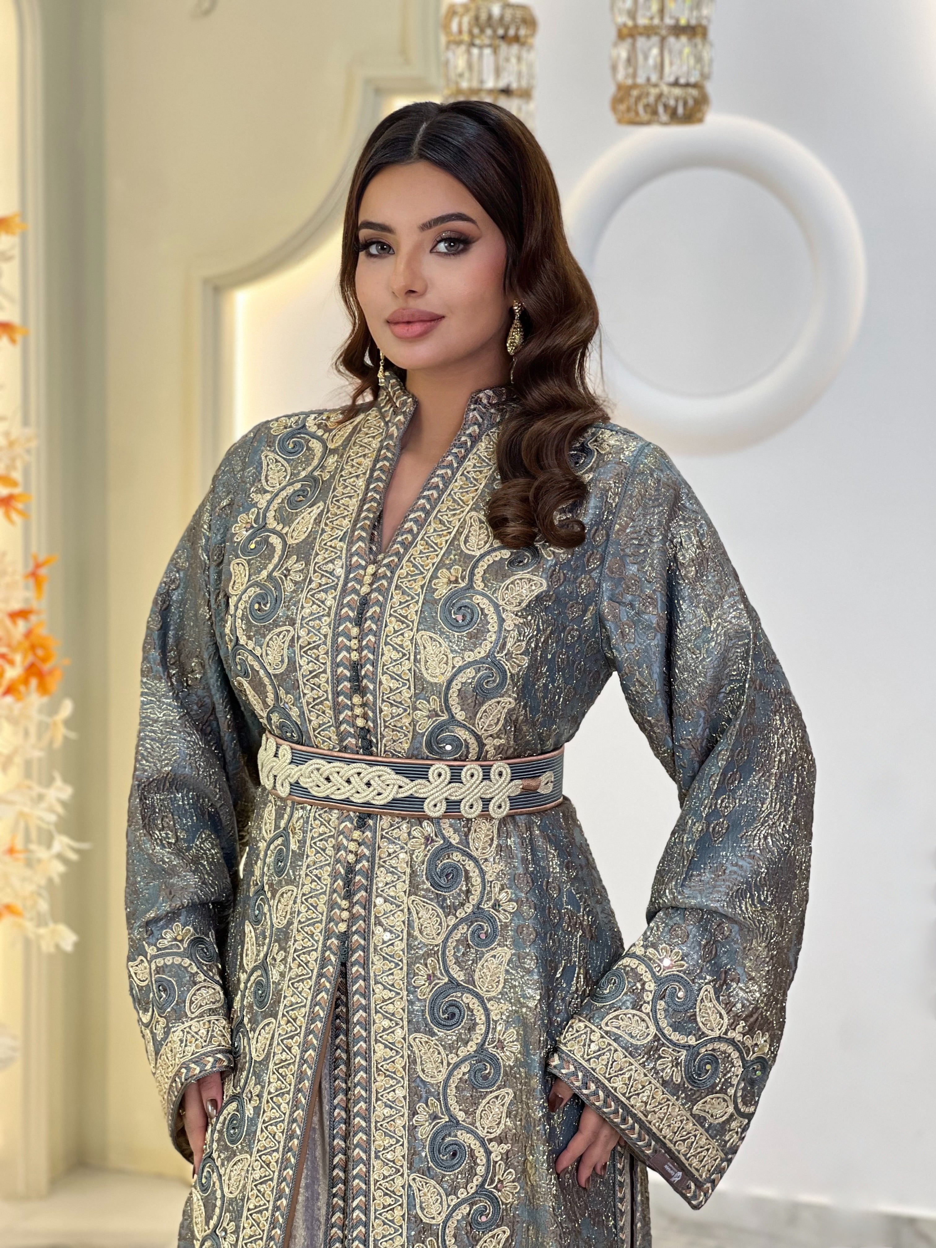 Imperial Brocade Grey