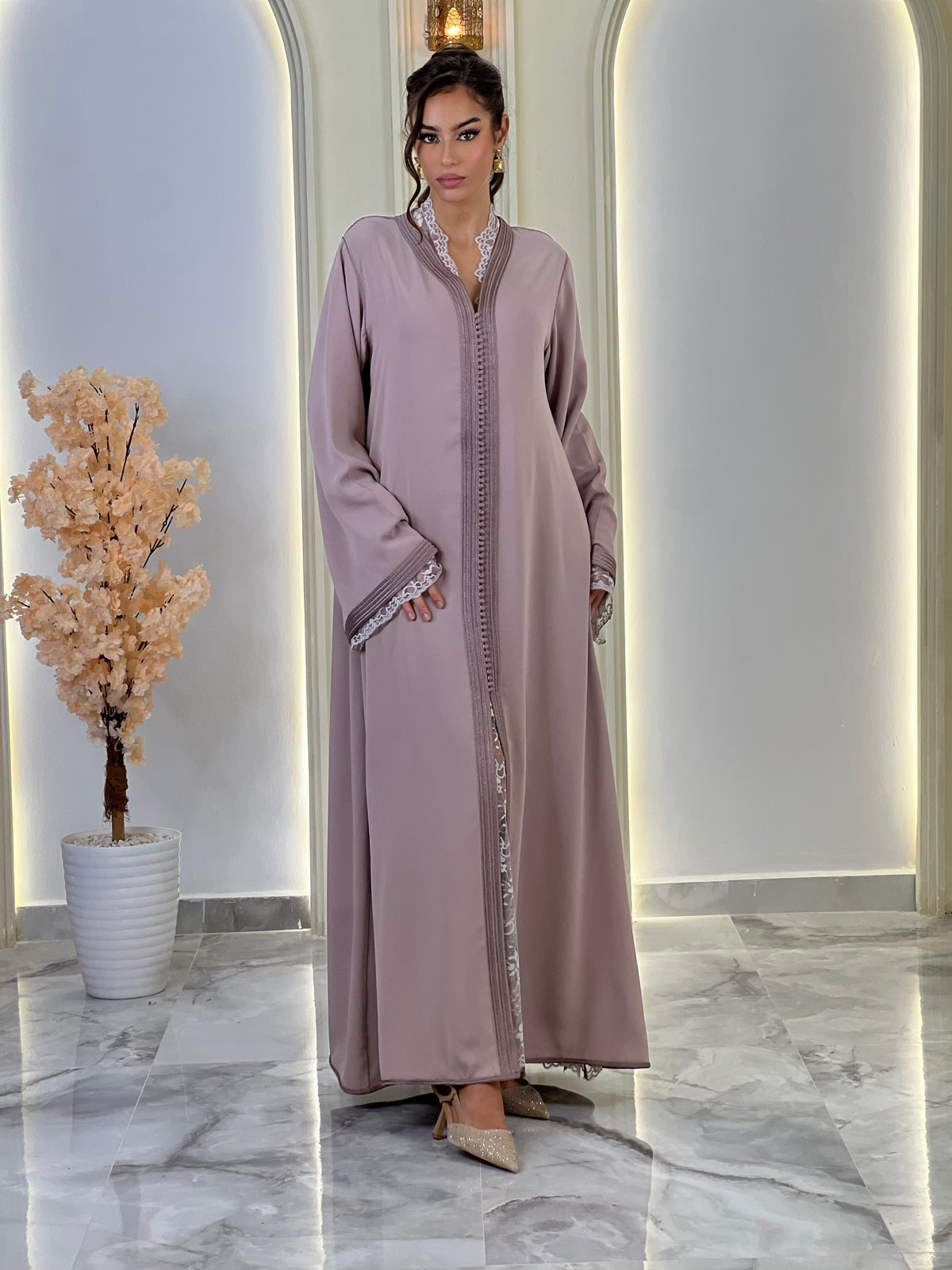 Ravellia, Moroccan lebsa in crepe – view 4 | Kaftan Elegance